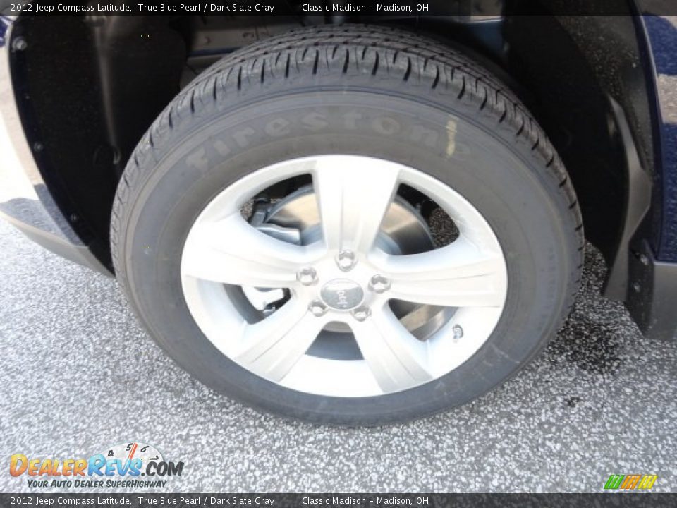 2012 Jeep Compass Latitude True Blue Pearl / Dark Slate Gray Photo #4