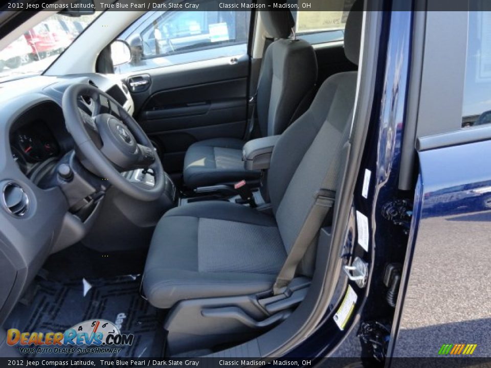 2012 Jeep Compass Latitude True Blue Pearl / Dark Slate Gray Photo #6