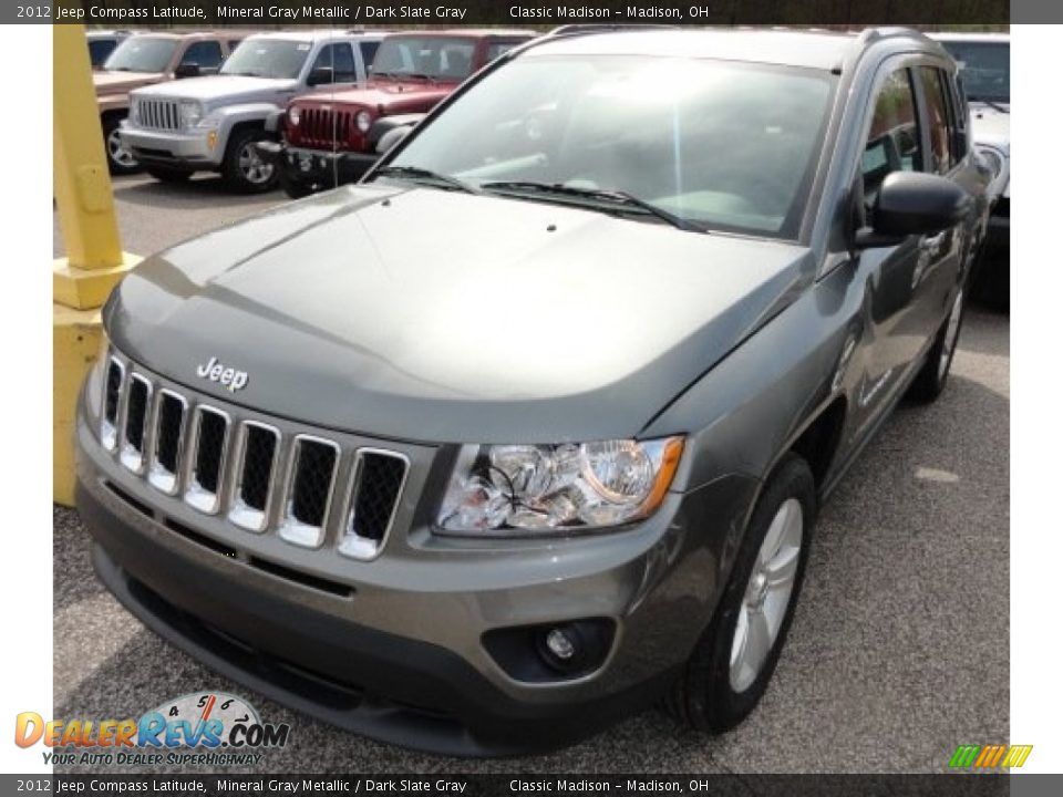 2012 Jeep Compass Latitude Mineral Gray Metallic / Dark Slate Gray Photo #1