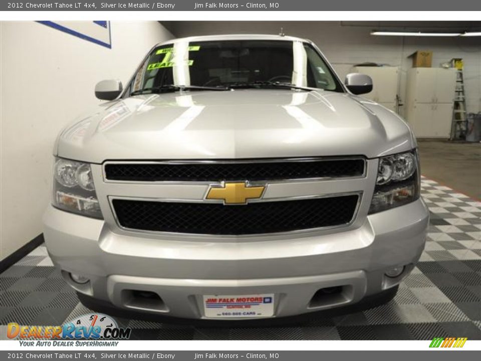 2012 Chevrolet Tahoe LT 4x4 Silver Ice Metallic / Ebony Photo #4