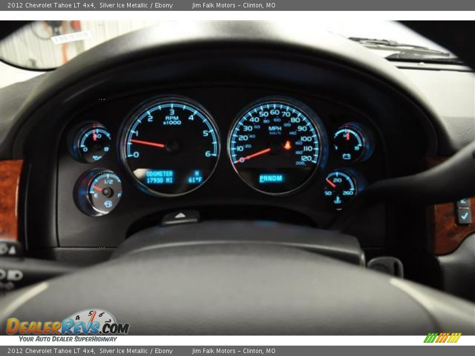 2012 Chevrolet Tahoe LT 4x4 Silver Ice Metallic / Ebony Photo #17