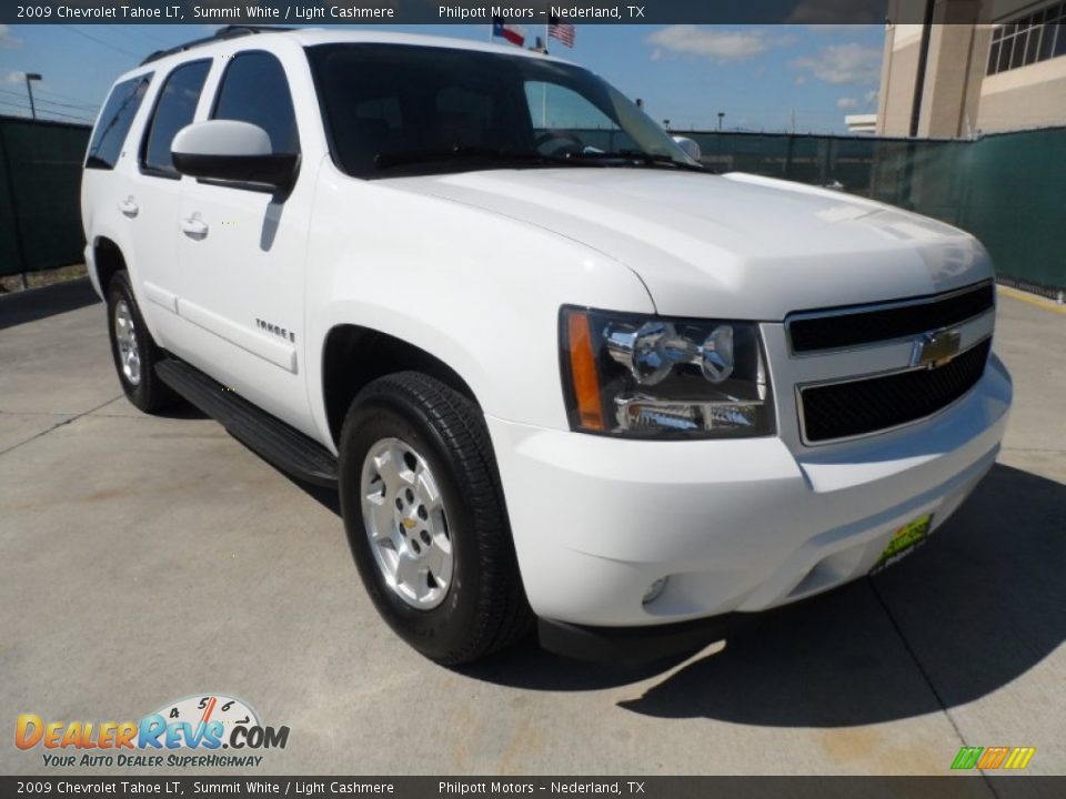 2009 Chevrolet Tahoe LT Summit White / Light Cashmere Photo #1