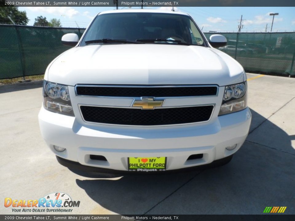 2009 Chevrolet Tahoe LT Summit White / Light Cashmere Photo #8
