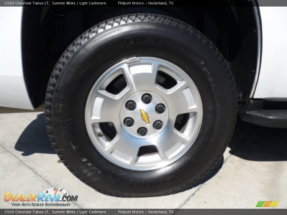 2009 Chevrolet Tahoe LT Summit White / Light Cashmere Photo #12