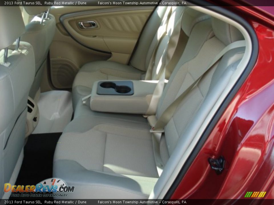 2013 Ford Taurus SEL Ruby Red Metallic / Dune Photo #13