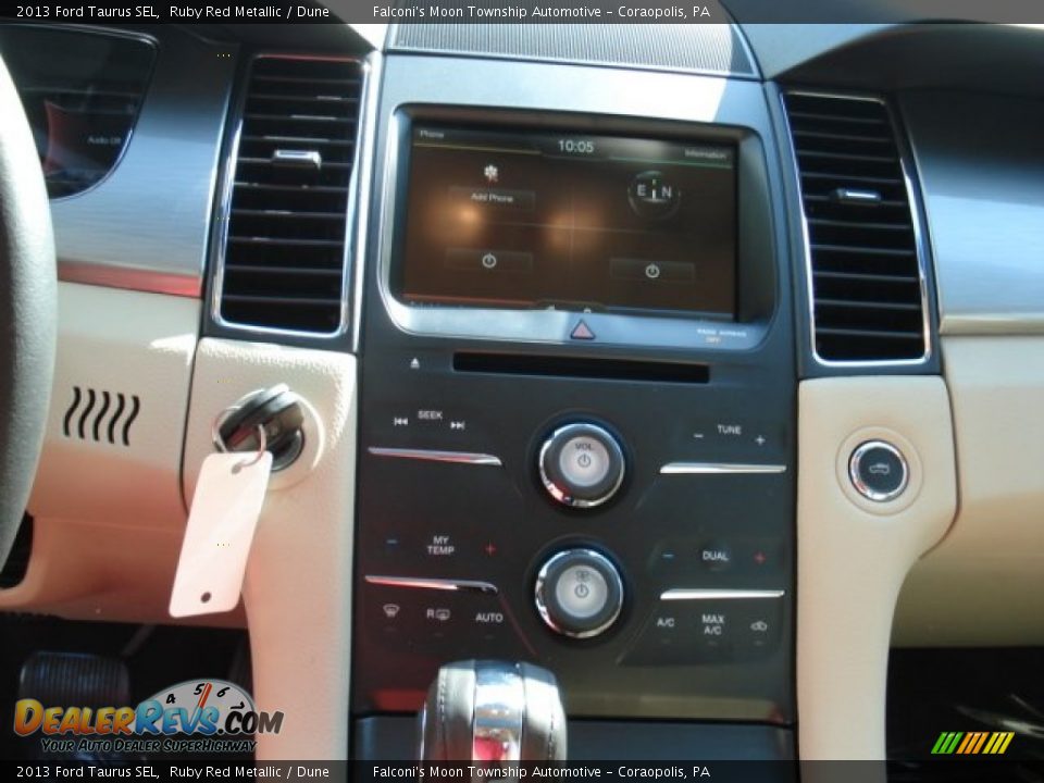 2013 Ford Taurus SEL Ruby Red Metallic / Dune Photo #15