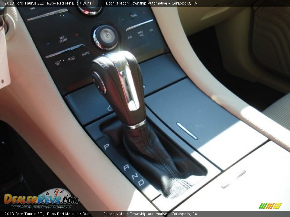 2013 Ford Taurus SEL Ruby Red Metallic / Dune Photo #16