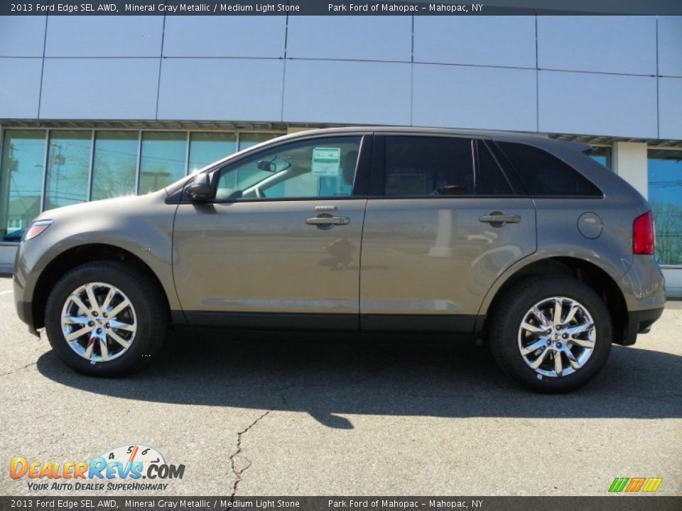 2013 Ford Edge SEL AWD Mineral Gray Metallic / Medium Light Stone Photo #1