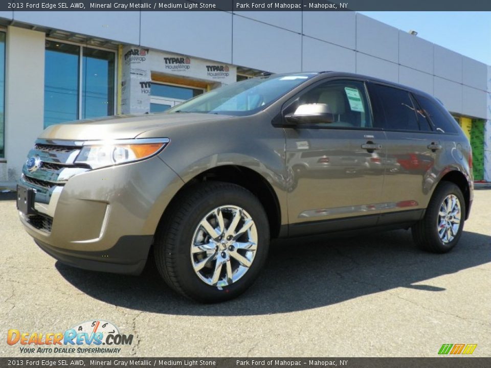 2013 Ford Edge SEL AWD Mineral Gray Metallic / Medium Light Stone Photo #2