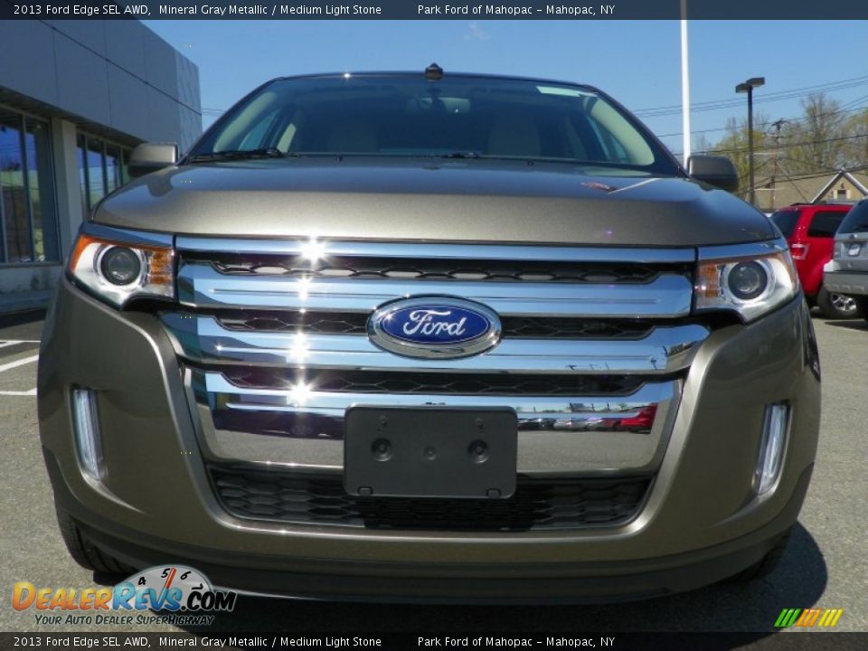 2013 Ford Edge SEL AWD Mineral Gray Metallic / Medium Light Stone Photo #3