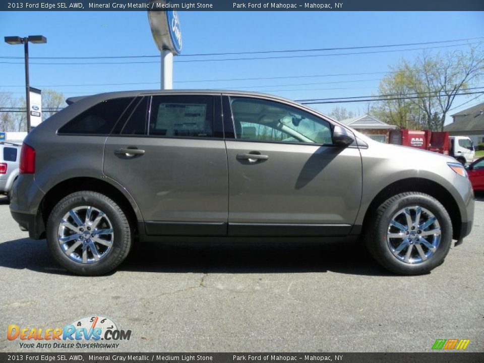 2013 Ford Edge SEL AWD Mineral Gray Metallic / Medium Light Stone Photo #5