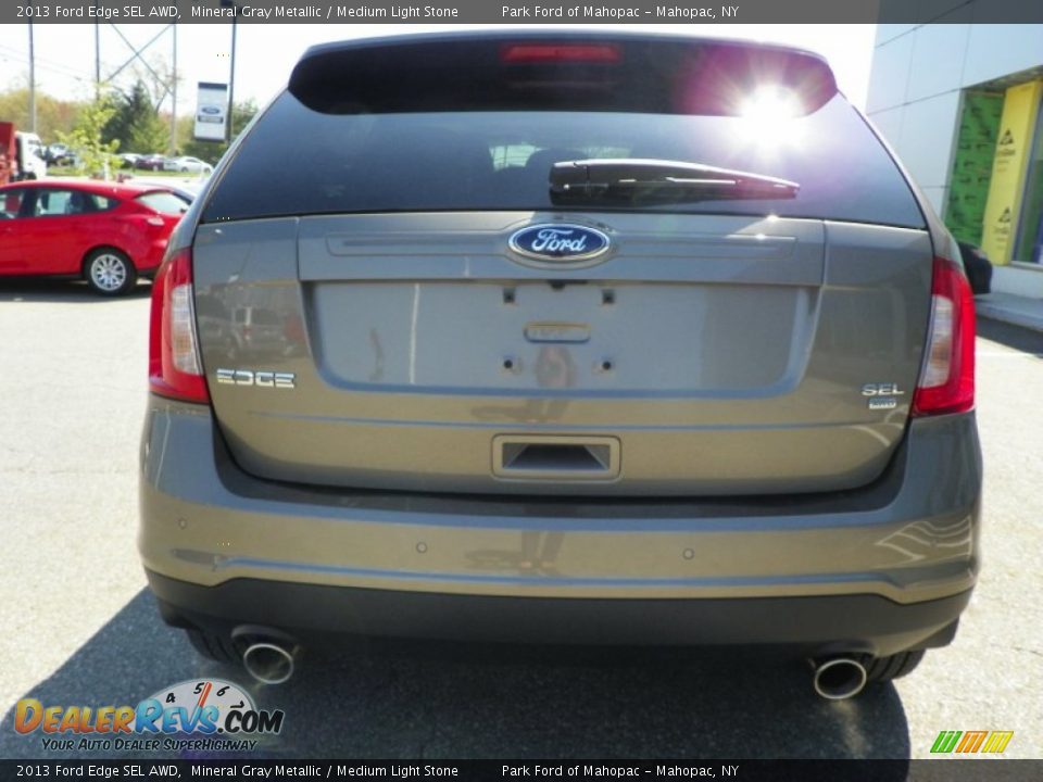 2013 Ford Edge SEL AWD Mineral Gray Metallic / Medium Light Stone Photo #7