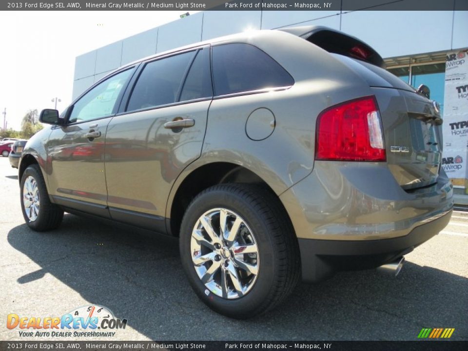 2013 Ford Edge SEL AWD Mineral Gray Metallic / Medium Light Stone Photo #8