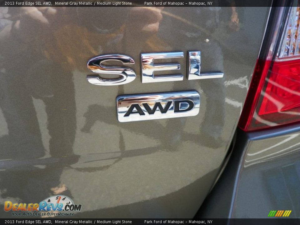 2013 Ford Edge SEL AWD Mineral Gray Metallic / Medium Light Stone Photo #18