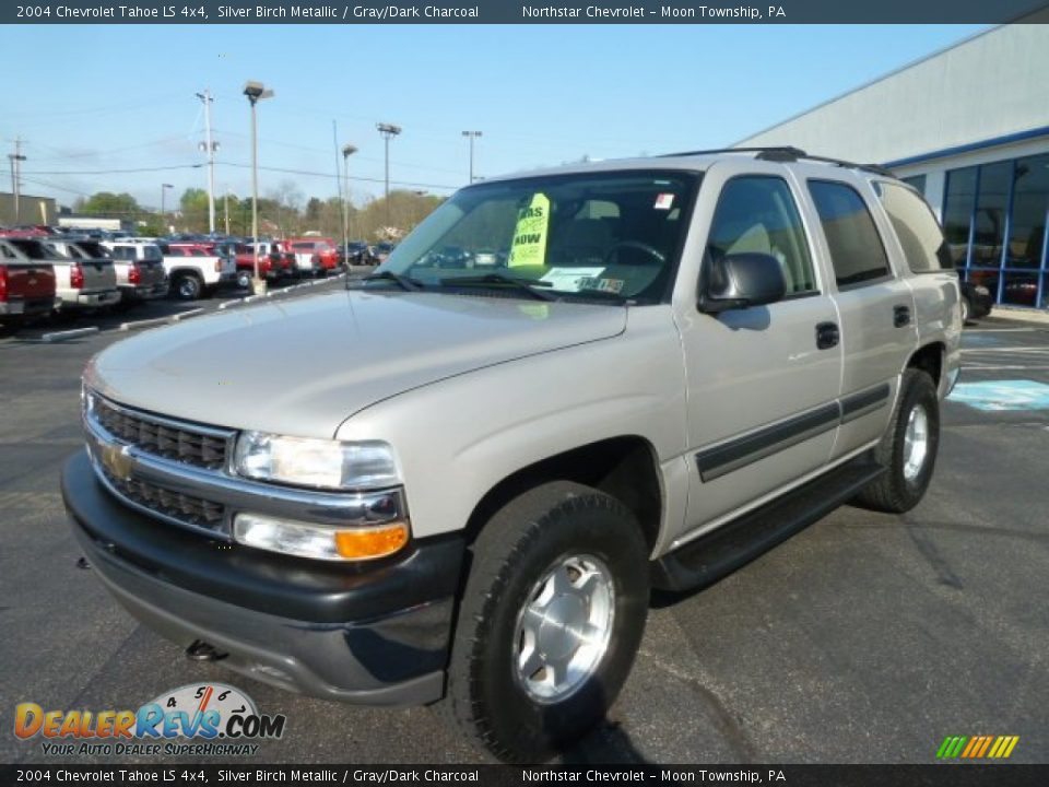 2004 Chevrolet Tahoe LS 4x4 Silver Birch Metallic / Gray/Dark Charcoal Photo #7