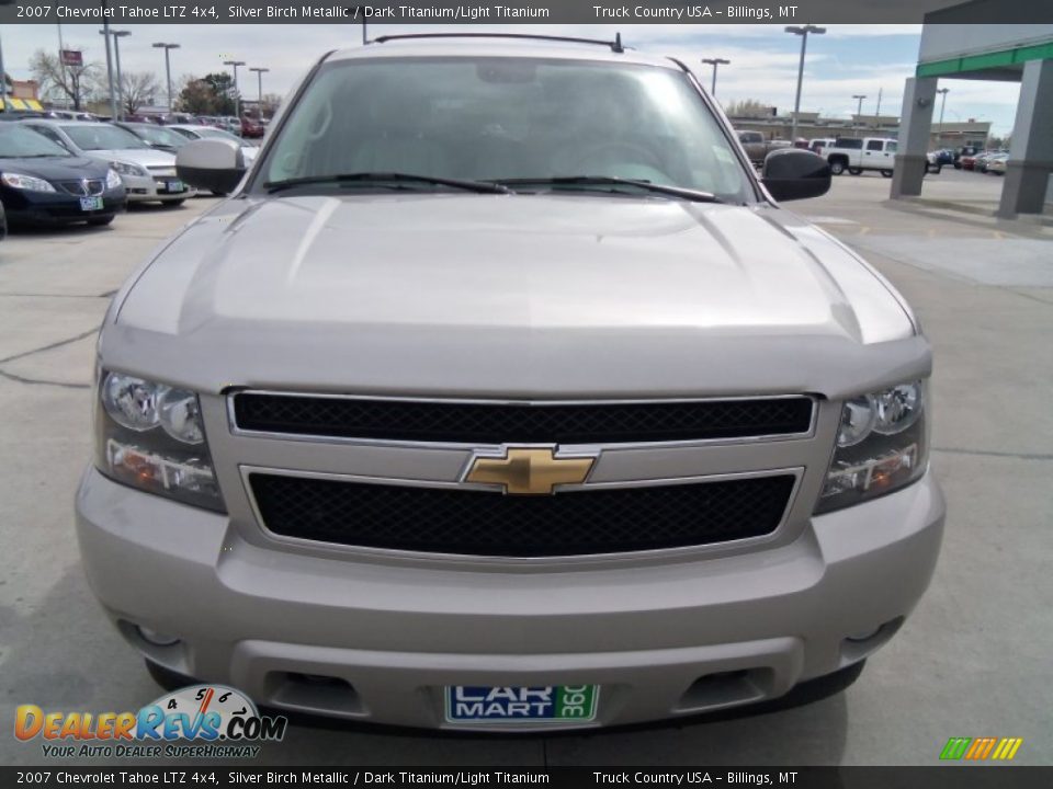 2007 Chevrolet Tahoe LTZ 4x4 Silver Birch Metallic / Dark Titanium/Light Titanium Photo #2