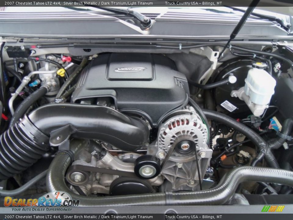 2007 Chevrolet Tahoe LTZ 4x4 Silver Birch Metallic / Dark Titanium/Light Titanium Photo #4