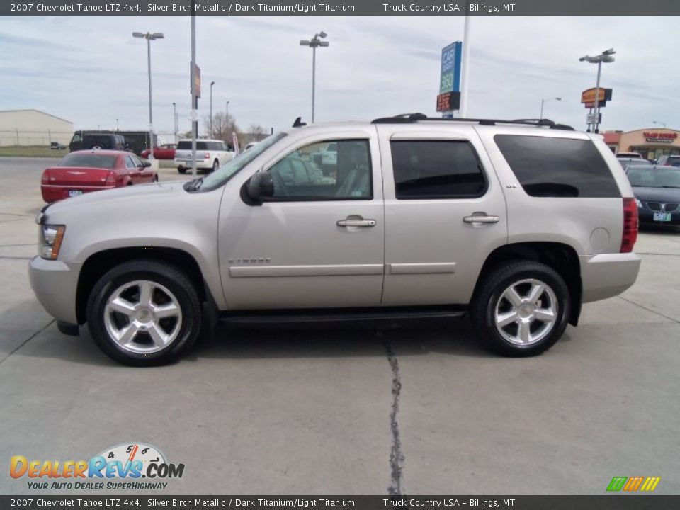 2007 Chevrolet Tahoe LTZ 4x4 Silver Birch Metallic / Dark Titanium/Light Titanium Photo #6