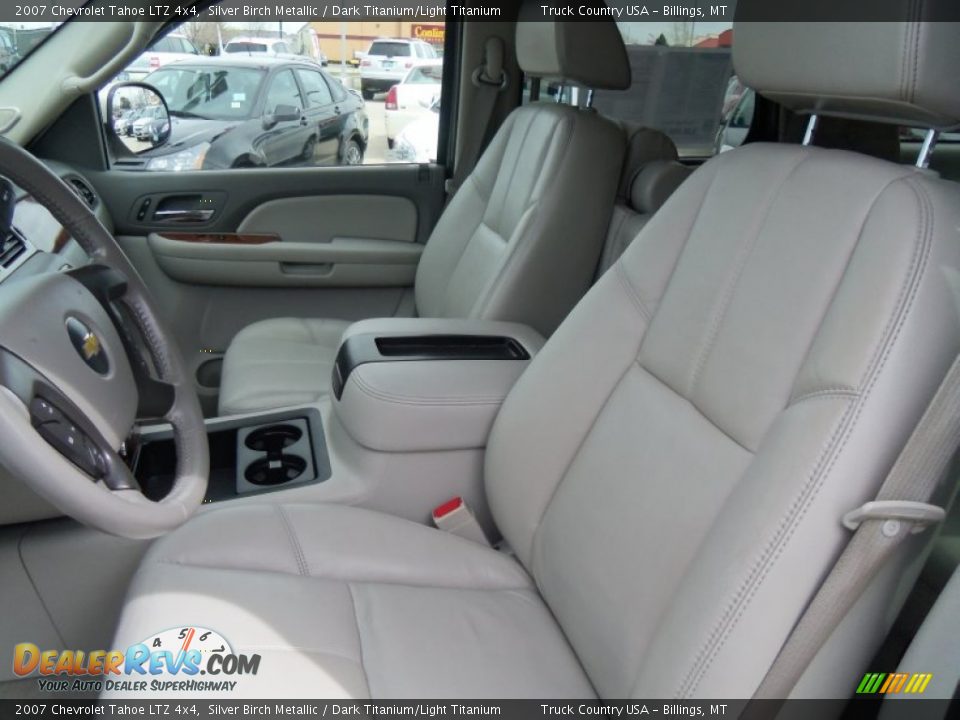 2007 Chevrolet Tahoe LTZ 4x4 Silver Birch Metallic / Dark Titanium/Light Titanium Photo #7
