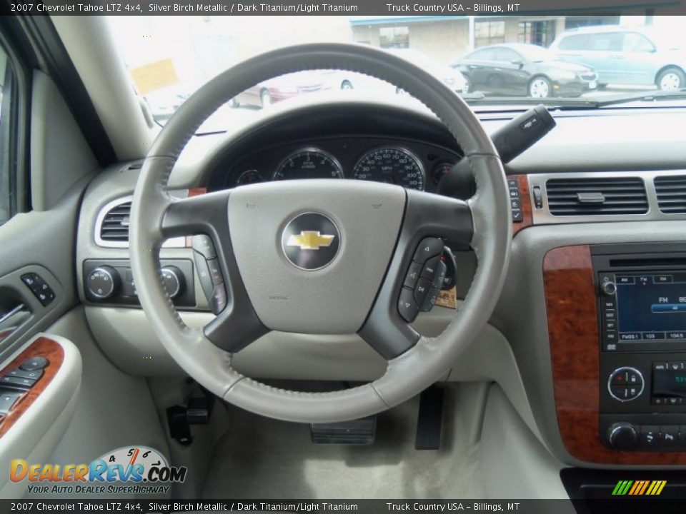 2007 Chevrolet Tahoe LTZ 4x4 Silver Birch Metallic / Dark Titanium/Light Titanium Photo #12