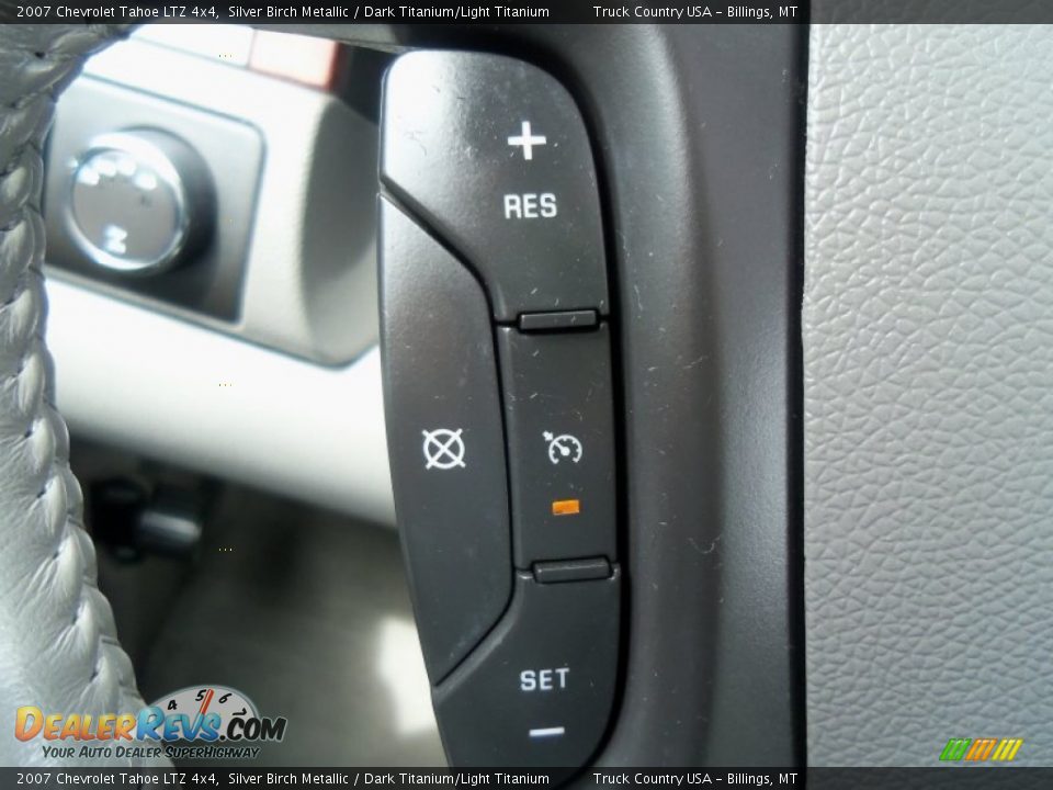 2007 Chevrolet Tahoe LTZ 4x4 Silver Birch Metallic / Dark Titanium/Light Titanium Photo #13