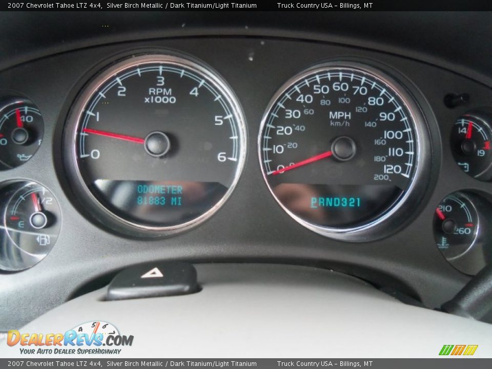 2007 Chevrolet Tahoe LTZ 4x4 Silver Birch Metallic / Dark Titanium/Light Titanium Photo #15