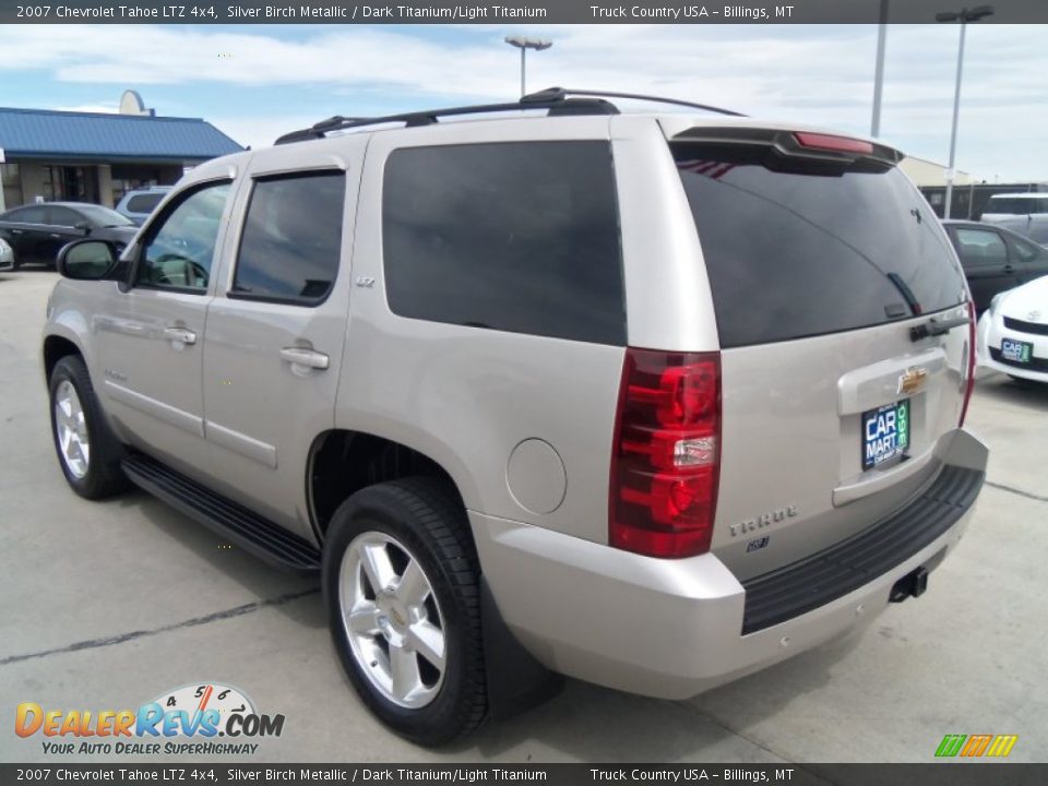 2007 Chevrolet Tahoe LTZ 4x4 Silver Birch Metallic / Dark Titanium/Light Titanium Photo #33