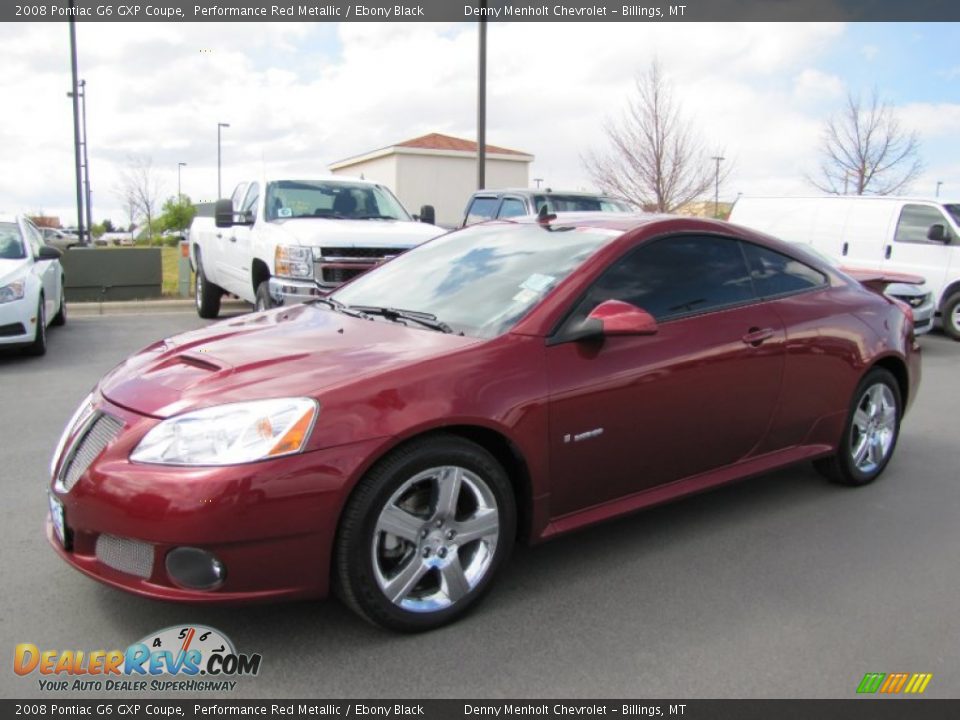 2008 Pontiac G6 GXP Coupe Performance Red Metallic / Ebony Black Photo #3