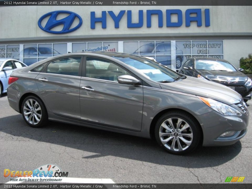 2012 Hyundai Sonata Limited 2.0T Harbor Gray Metallic / Gray Photo #1