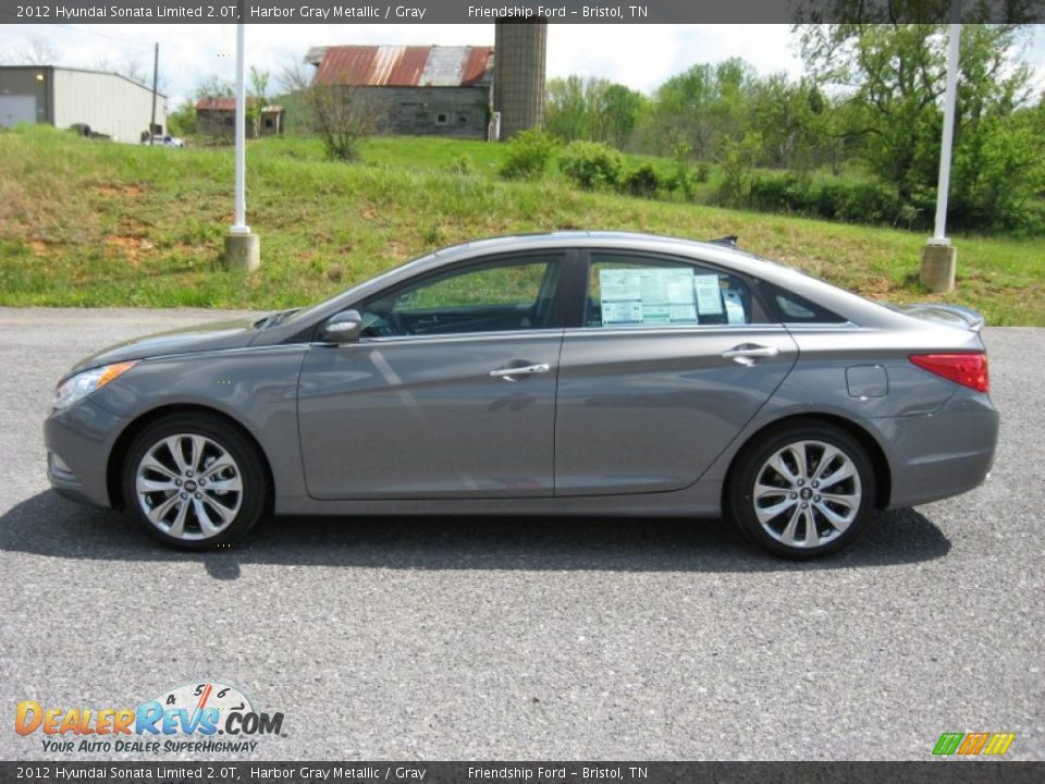 2012 Hyundai Sonata Limited 2.0T Harbor Gray Metallic / Gray Photo #2