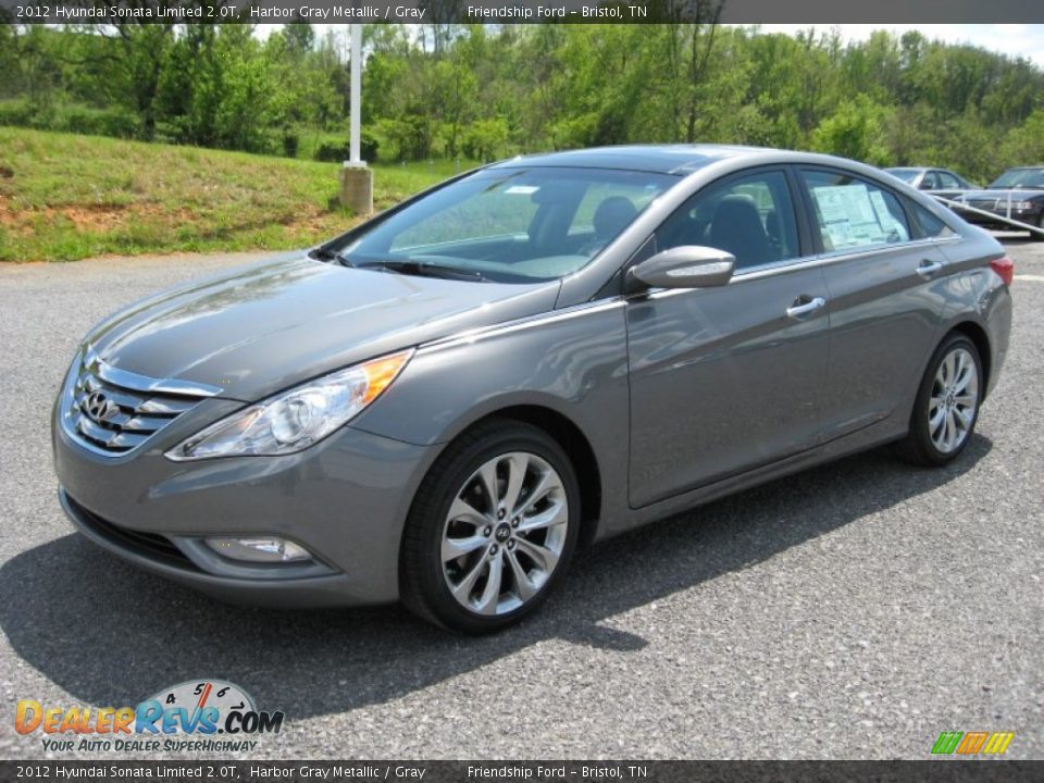 2012 Hyundai Sonata Limited 2.0T Harbor Gray Metallic / Gray Photo #3