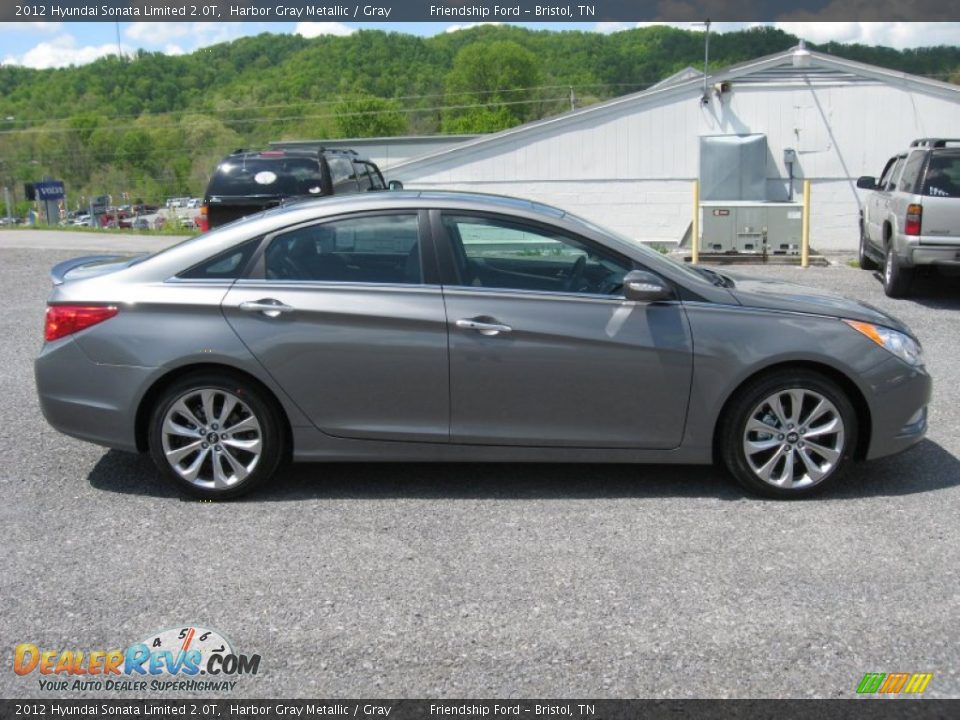 2012 Hyundai Sonata Limited 2.0T Harbor Gray Metallic / Gray Photo #6