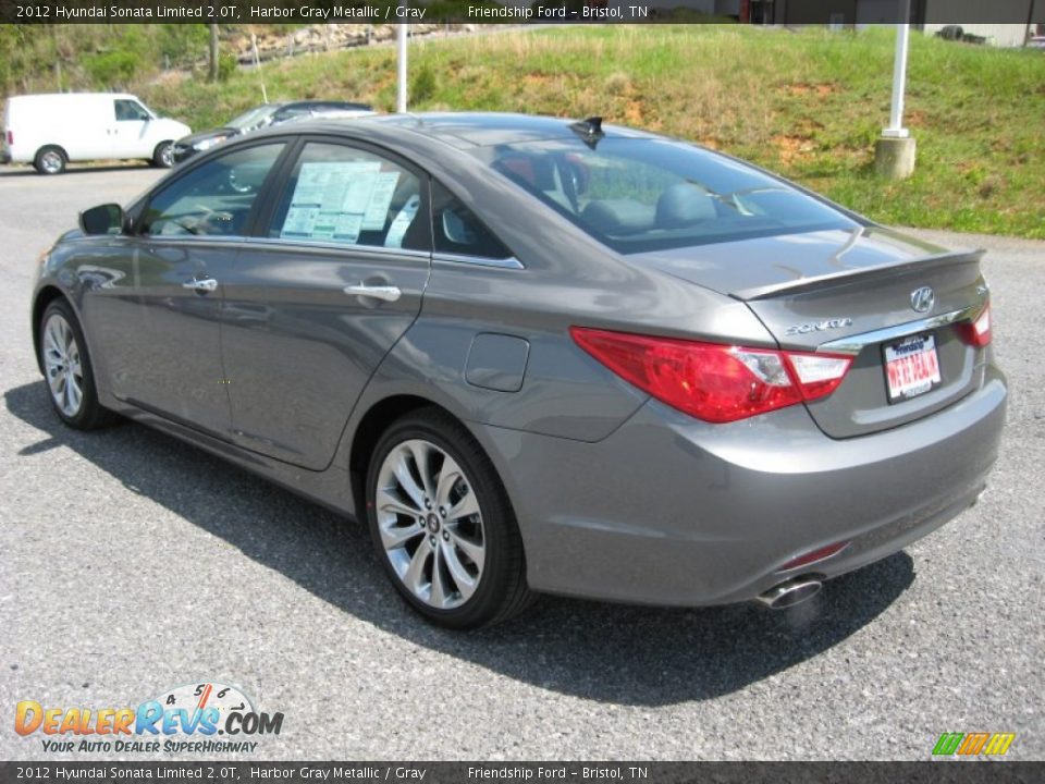 2012 Hyundai Sonata Limited 2.0T Harbor Gray Metallic / Gray Photo #9