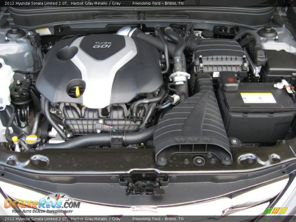 2012 Hyundai Sonata Limited 2.0T Harbor Gray Metallic / Gray Photo #10
