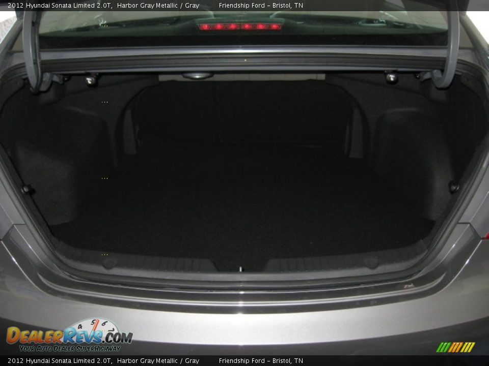 2012 Hyundai Sonata Limited 2.0T Harbor Gray Metallic / Gray Photo #12