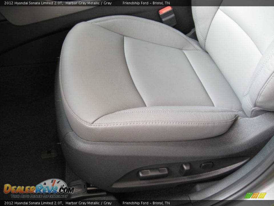 2012 Hyundai Sonata Limited 2.0T Harbor Gray Metallic / Gray Photo #14