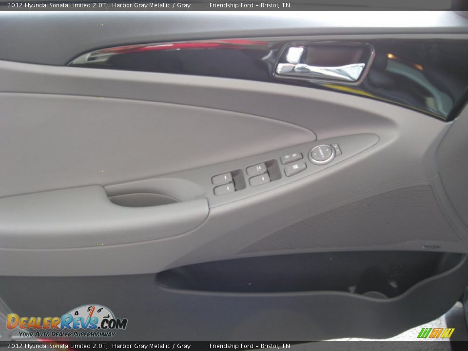 2012 Hyundai Sonata Limited 2.0T Harbor Gray Metallic / Gray Photo #15