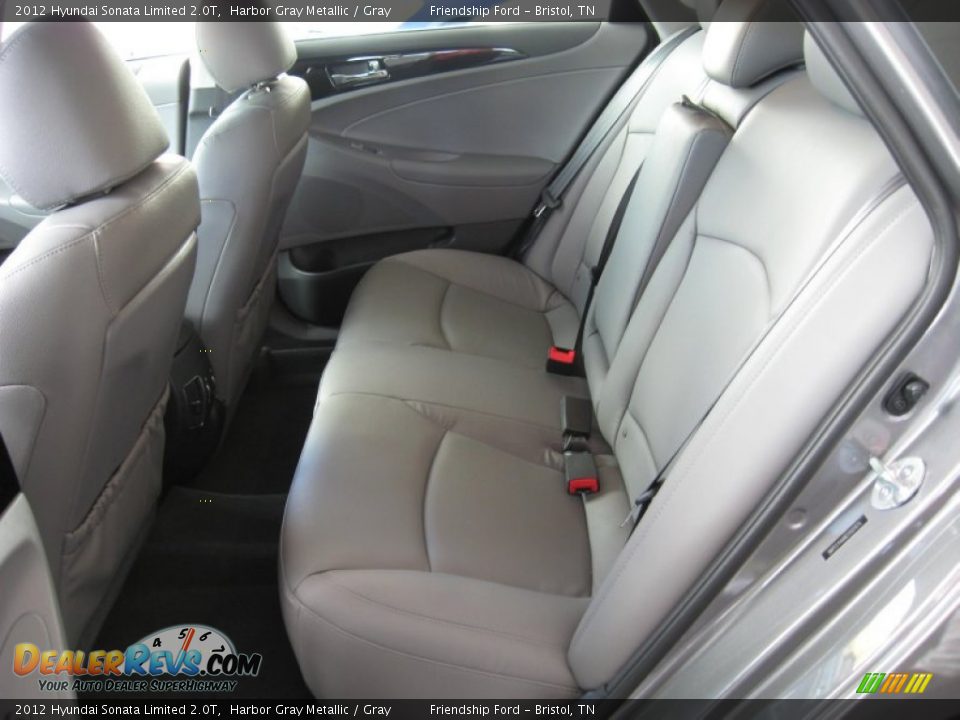 2012 Hyundai Sonata Limited 2.0T Harbor Gray Metallic / Gray Photo #16