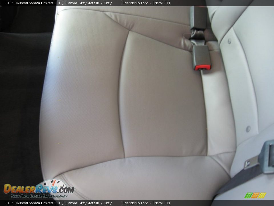 2012 Hyundai Sonata Limited 2.0T Harbor Gray Metallic / Gray Photo #17