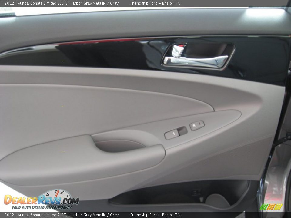 2012 Hyundai Sonata Limited 2.0T Harbor Gray Metallic / Gray Photo #18