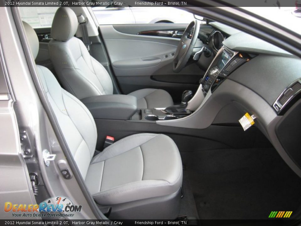 2012 Hyundai Sonata Limited 2.0T Harbor Gray Metallic / Gray Photo #19
