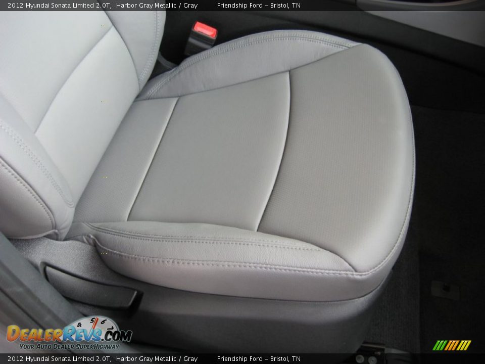 2012 Hyundai Sonata Limited 2.0T Harbor Gray Metallic / Gray Photo #20
