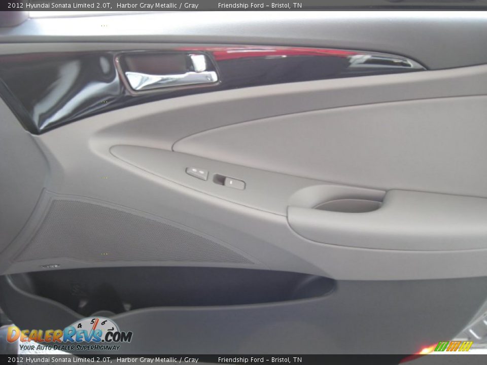 2012 Hyundai Sonata Limited 2.0T Harbor Gray Metallic / Gray Photo #21