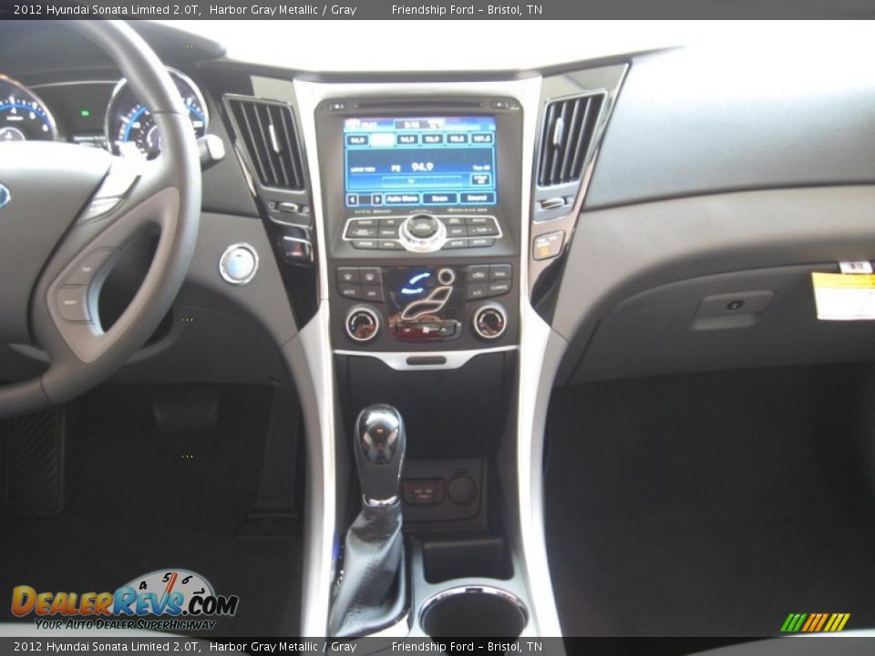 2012 Hyundai Sonata Limited 2.0T Harbor Gray Metallic / Gray Photo #23
