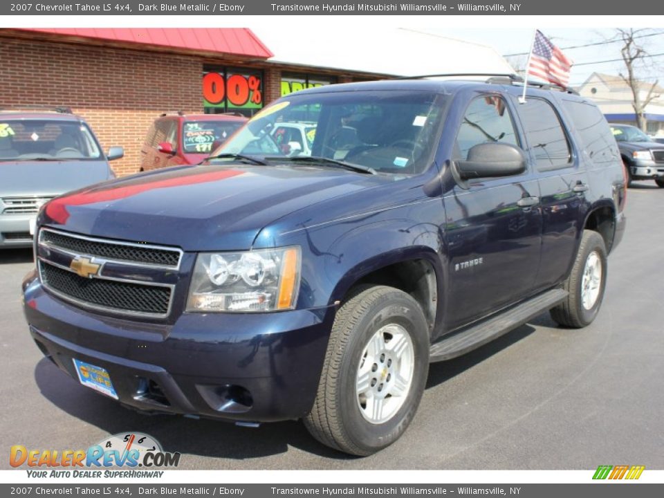 2007 Chevrolet Tahoe LS 4x4 Dark Blue Metallic / Ebony Photo #1