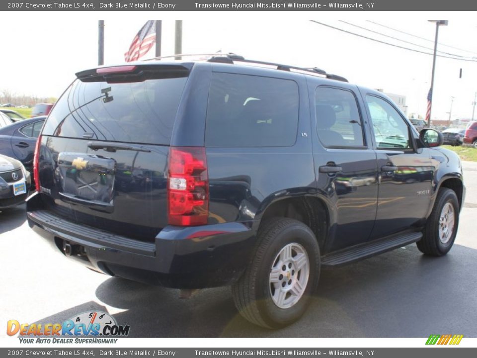 2007 Chevrolet Tahoe LS 4x4 Dark Blue Metallic / Ebony Photo #2