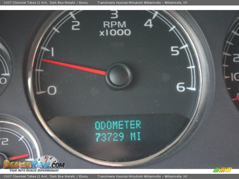 2007 Chevrolet Tahoe LS 4x4 Dark Blue Metallic / Ebony Photo #3