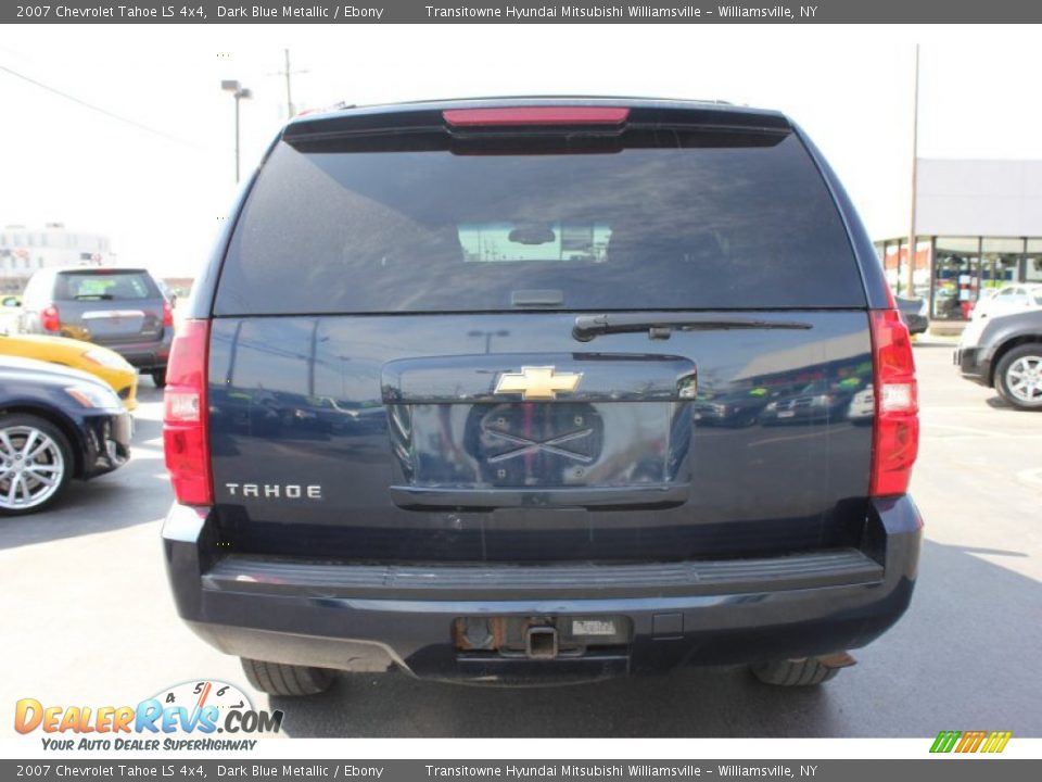 2007 Chevrolet Tahoe LS 4x4 Dark Blue Metallic / Ebony Photo #7