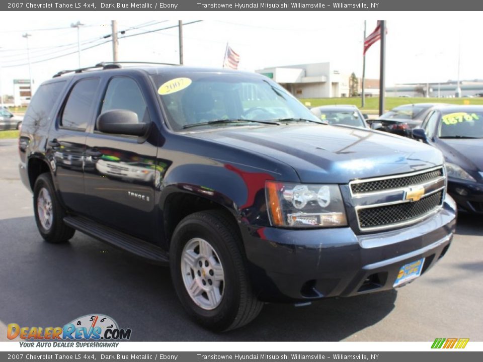 2007 Chevrolet Tahoe LS 4x4 Dark Blue Metallic / Ebony Photo #11