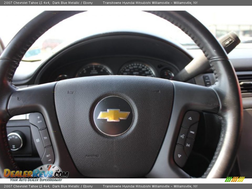 2007 Chevrolet Tahoe LS 4x4 Dark Blue Metallic / Ebony Photo #14
